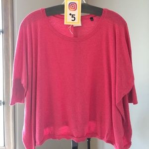 CAbi Pink Lightweight Sweater